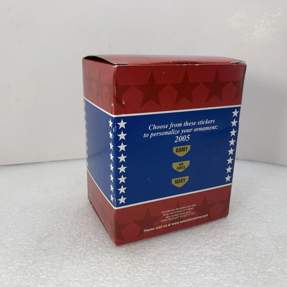 2005 American Greetings Army Proud To Serve‎ Photo Frame Ornament Patriotic NEW